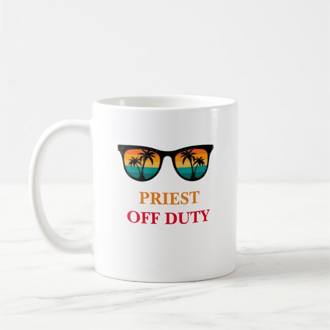 Caneca De Café Padre Fora de Serviço (Esquerda)