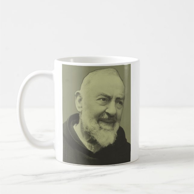 Caneca De Café Padre Pio de Pietrelcina (Esquerda)