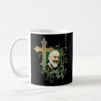 Caneca De Café Padre Pio Santos Católicos Oração Cruz