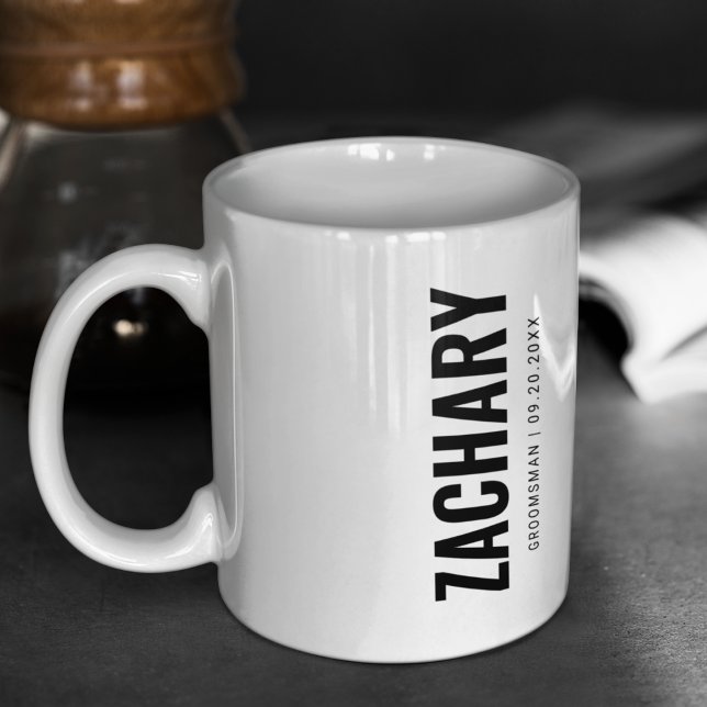 Caneca De Café Padrinhos de casamento Oferecem Festa de casamento (Criador carregado)