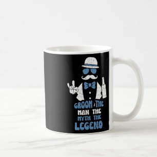 Caneca De Café Padrinhos Noivo. O Homem. O Mito. A Lenda. - 