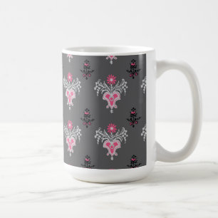 Caneca De Café padrões da flora
