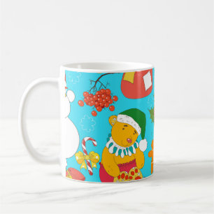 Caneca De Café Padrões De Amizade Para Crianças.
