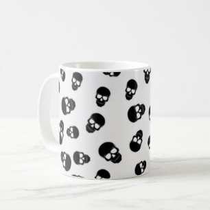 Caneca De Café Padrões de crânios