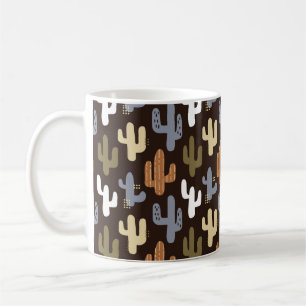 Caneca De Café padrões de fundo ininterruptos no estilo escandin