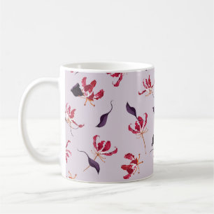 Caneca De Café Padrões de ilustração desenhados com as mãos l