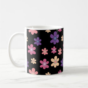 Caneca De Café Padrões de Sangue em Preto