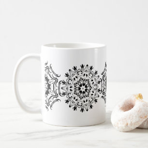 Caneca De Café Padrões de Zentangle