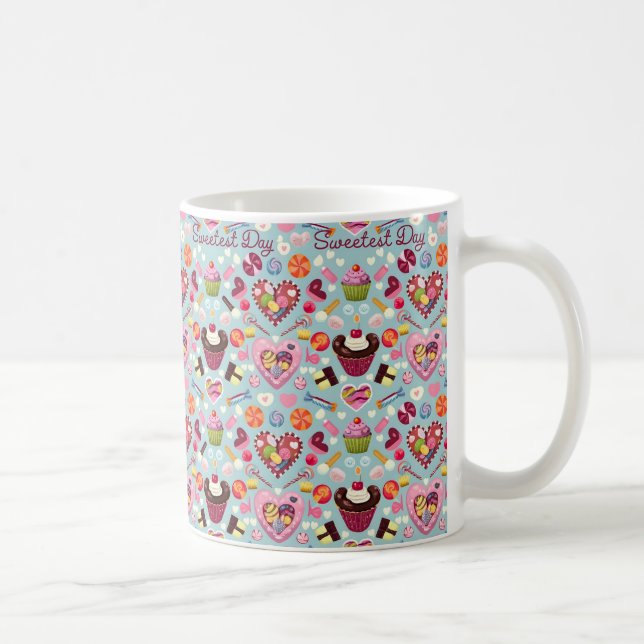 Caneca De Café Padrões e presentes para os amados (Direita)