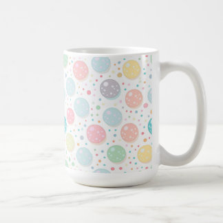 Caneca De Café Padrões não perfeitos de pontos de pastel
