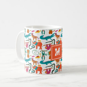 Caneca De Café Padrões para crianças de Abstratos corados