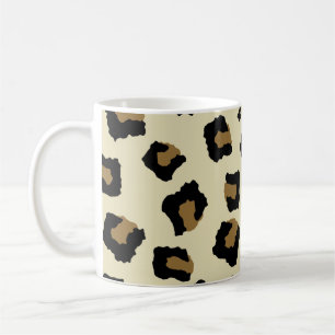 Caneca De Café Padrões sem focas de Leopard