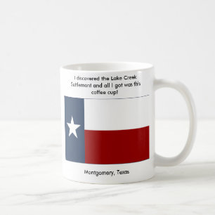 Caneca De Café Pagamento da angra do lago - Montgomery, Texas