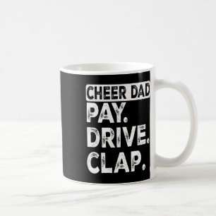 Caneca De Café Pague Dirija Bata Palmas Aplauda Pai Pai Engraçado
