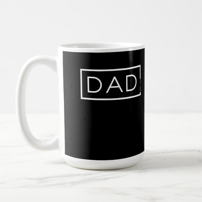 Caneca De Café Pai 2024 Carregando Padre 2024 Novo papai Est. 202 (Esquerda)