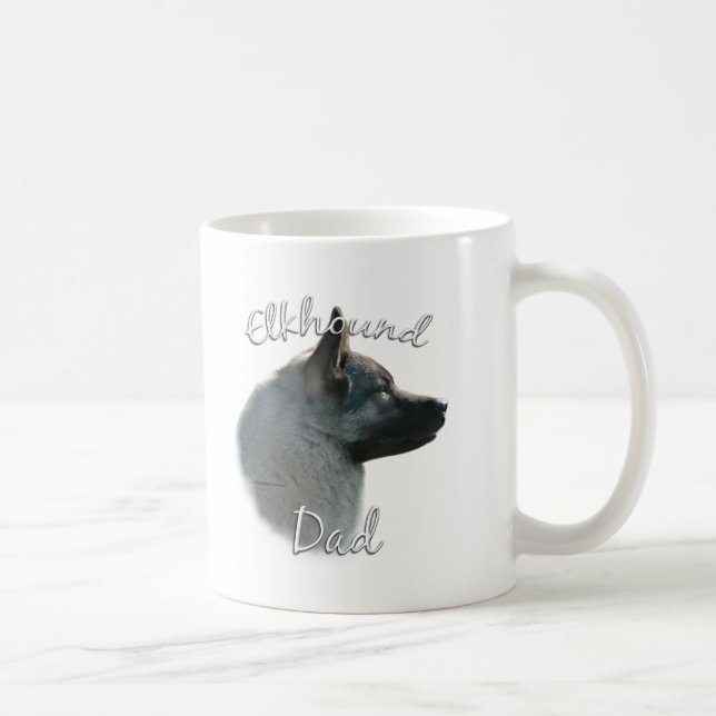 Caneca De Café Pai 2 de Elkhound norueguês (Direita)
