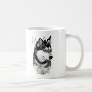 Caneca De Café Pai 2 do rouco Siberian (preto)