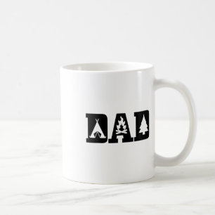 Caneca De Café Pai acampando Dia dos Pais Aventura ao Ar Livre Bu