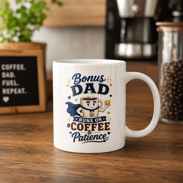 Caneca De Café Pai Adicional Funciona Com Café Paciência Caneca D (Criador carregado)