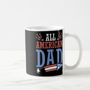 Caneca De Café Pai Americano 4 De Julho Independência Do Firecrac