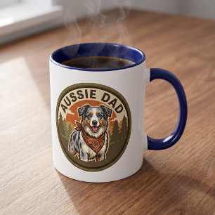 Caneca de Café Pai Aussie Presente Australian Sh