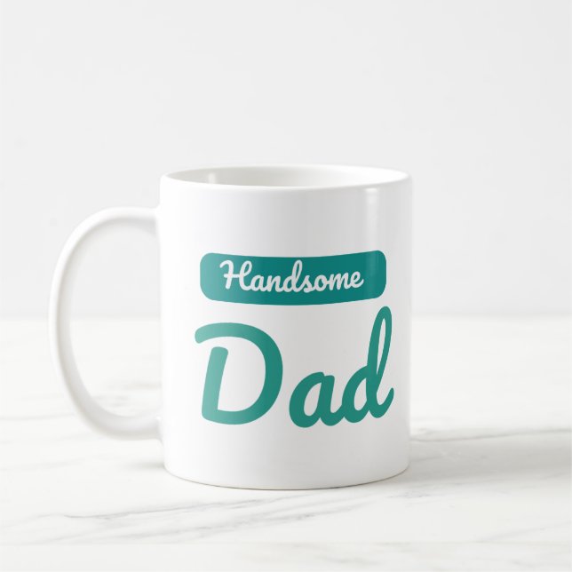 Caneca De Café Pai Bonito – O Melhor Título que um Homem Pode Ter (Esquerda)