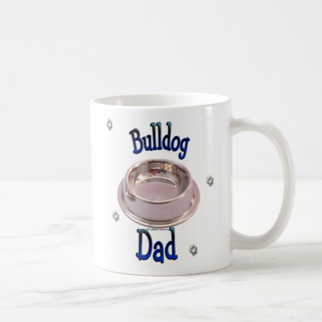 Caneca De Café Pai Buldogue (Direita)