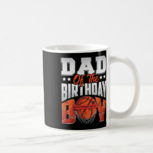Caneca De Café Pai Bysketbyll Birthday Boy Family Byller B-day Pa