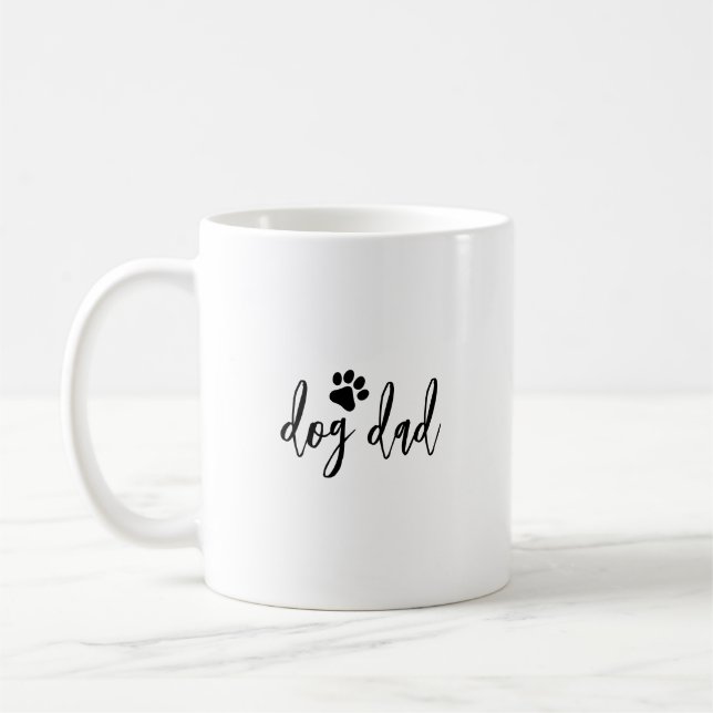 Caneca De Café Pai cachorro (Esquerda)