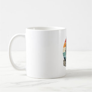 Caneca De Café Pai Cavalo Desenho Vetorial de Gravura Vintage Pôr