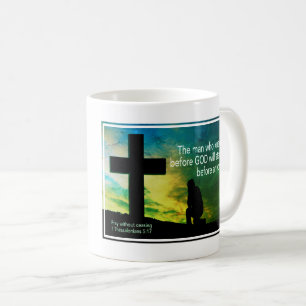 Caneca De Café PAI Christian Prayer Happy Dia de os pais
