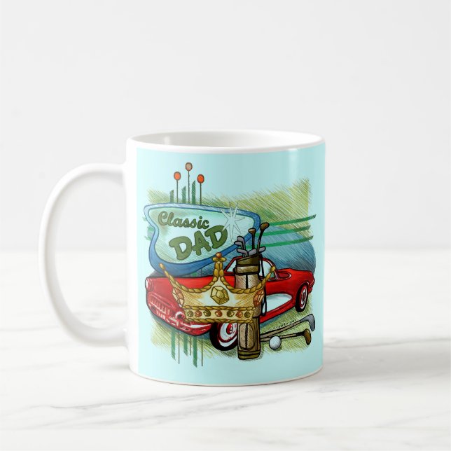 Caneca De Café Pai Clássico (Esquerda)