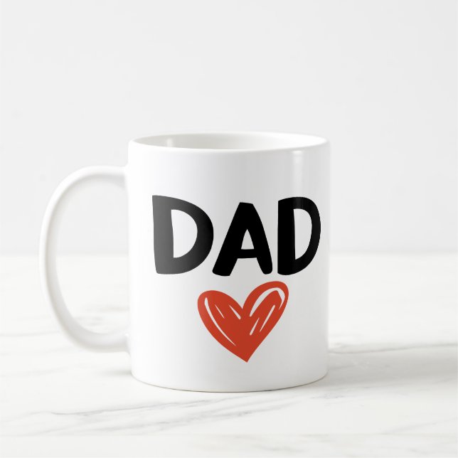 Caneca De Café PAI com Design de porta para crianças bonitinhas d (Esquerda)