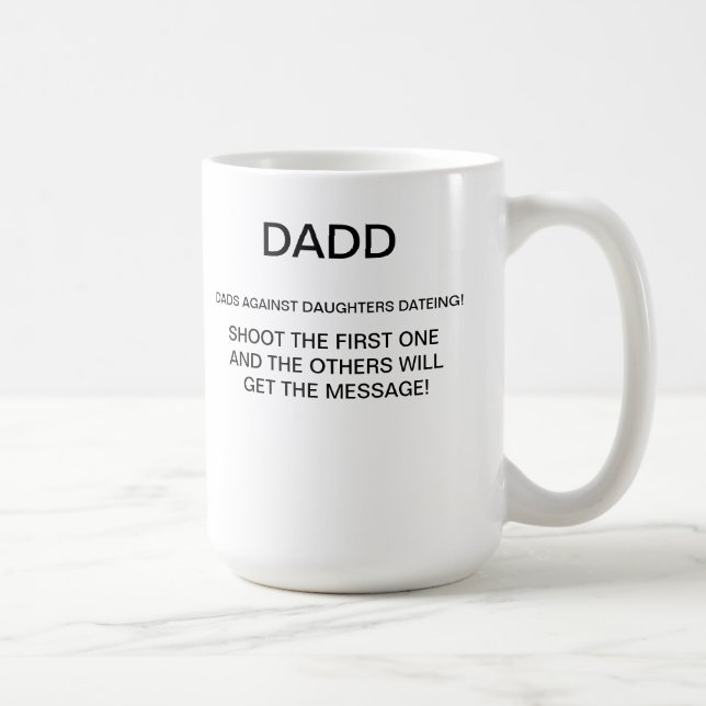 CANECA DE CAFÉ PAI CONTRA A FILHA DATEING (Direita)