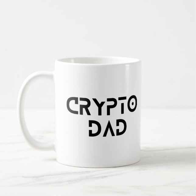 Caneca De Café Pai Crypto Trader Dia de os pais BitHODL (Esquerda)