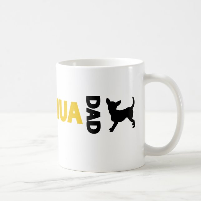 Caneca De Café Pai da chihuahua (Direita)