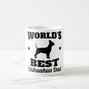Caneca De Café Pai da chihuahua dos mundos o melhor