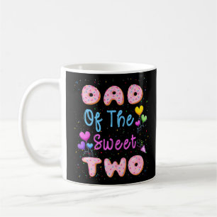 Caneca De Café Pai Da Doce Rosquinha De Dois segundos Festa de an