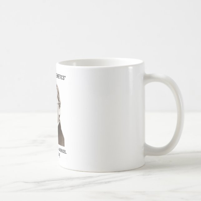 Caneca De Café Pai da genética Gregor Johann Mendel (Direita)