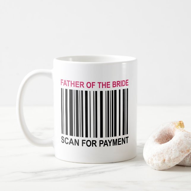 Caneca De Café Pai Da Noiva (Com Donut)