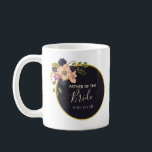 Caneca De Café Pai da Noiva Floral Blush Watercolor Winter<br><div class="desc">Pai da Noiva Floral Blush Watercolor Winter. Moody romântico,  cores escuras,  tendências,  elegante,  na moda.</div>