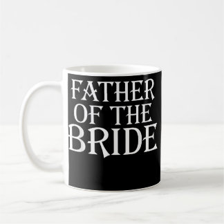 Caneca De Café Pai da noiva, legal gráfico de casamento do amor