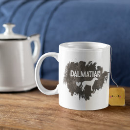 Caneca De Café Pai Dalmaciano de sobrevoo de Dia de os pais