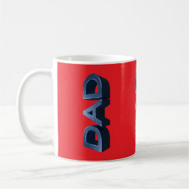 Caneca De Café Pai de aço azul