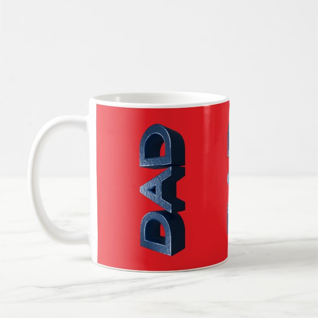 Caneca De Café Pai de aço azul (Esquerda)