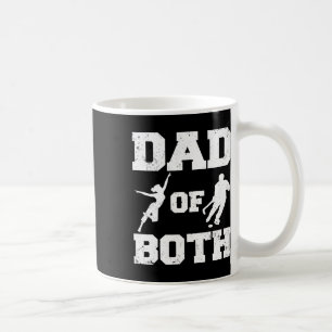 Caneca De Café Pai de Ambos Pai de Hockey de Dança Engraçado 