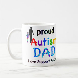 Caneca De Café Pai de Autismo Orgulhoso