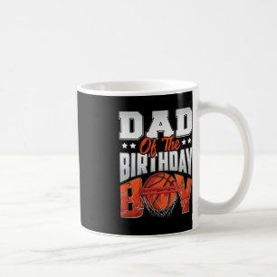 Caneca De Café Pai de basquete aniversário Boy Family Baller b-da