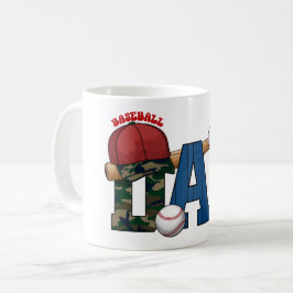 Caneca De Café Pai de beisebol - Presente perfeito para Pais espo