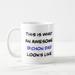 Caneca De Café pai de bichon incrível